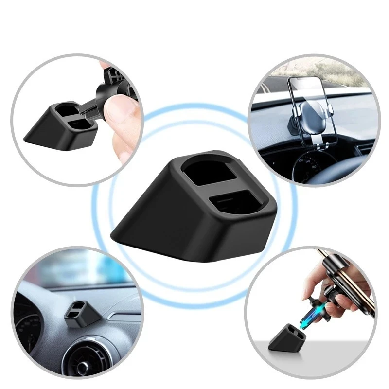 Universal Car Air Outlet Clip Bracket Base Ball Head for Gravity Phone Holder Base Dashboard Anti-skid Fixed Air Vent Stand