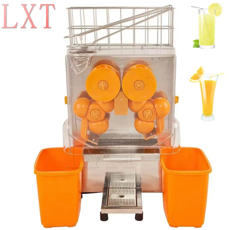 Electric Automatic Orange Juicer Fresh Orange Lemon Squeezer Press Machine For Fruit Store Use For Sale 220V 110V 120W