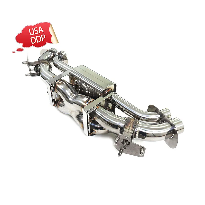 

Catback for Porsche carrera 911 992 GT3 3.0T Muffler OEM Valve base Engine system ING Performance Exhaust Stainless Steel