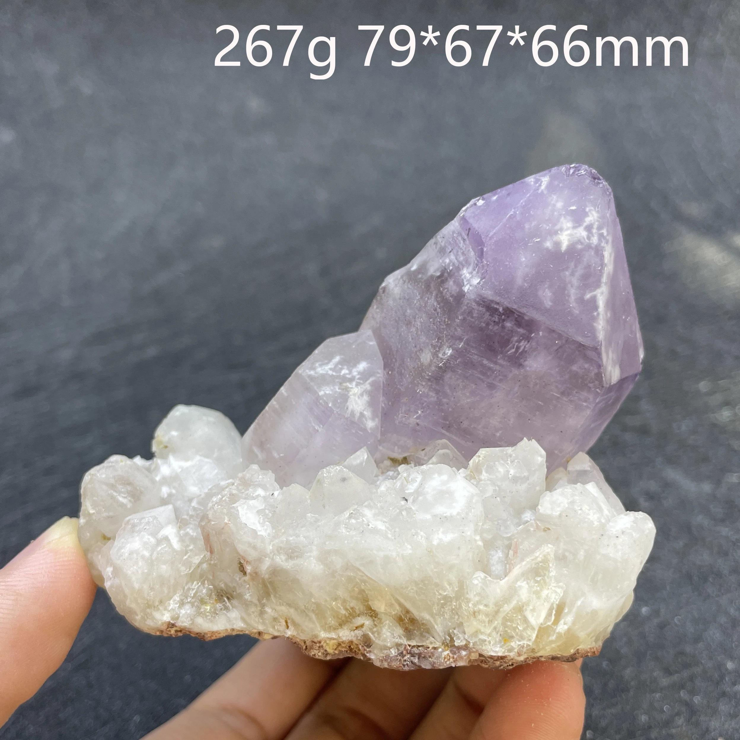 Natural Stone Amethyst Skeletal Crystal Mineral Specimen Quartz Cluster Raw Rock Decoration Rough Polished Healing