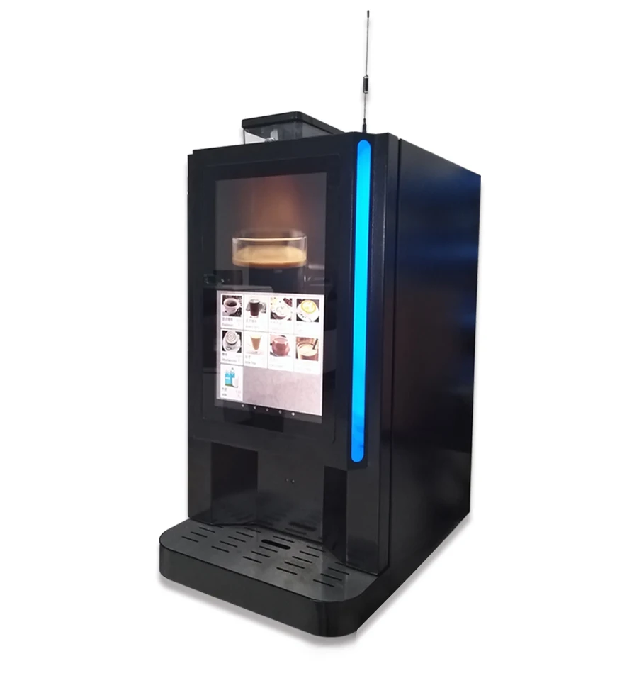 SP-V8S Coffee Vending Machine Commercial Use IOT Touch Screen Espresso Coffee Machine For Sale