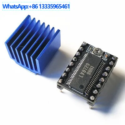 For 3D printer main board accessories LV8729 stepper motor driver 128 high subdivision module, send heat sink