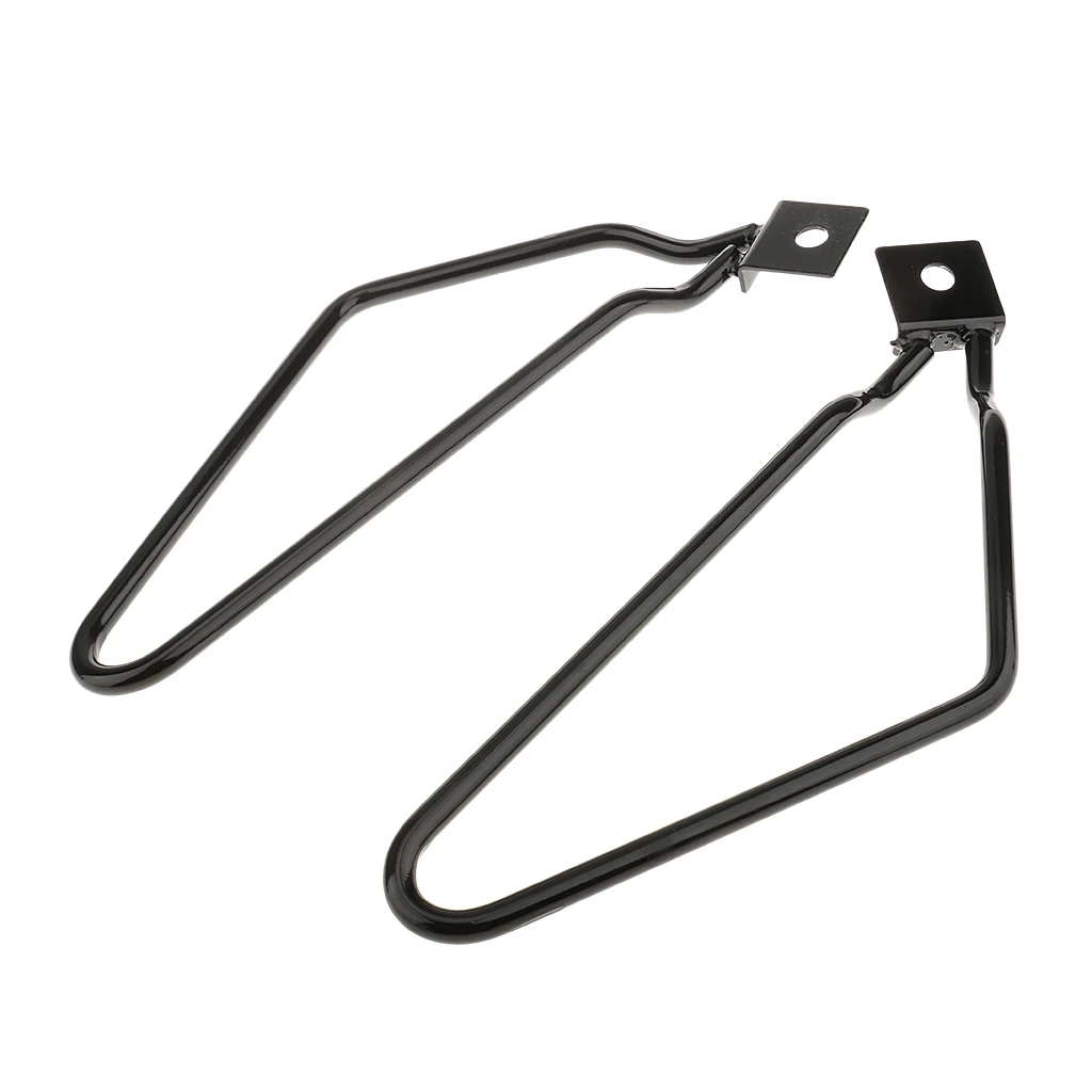2x Chrome Black SaddleBag Bracket Support Bar Mount for Sportster 883