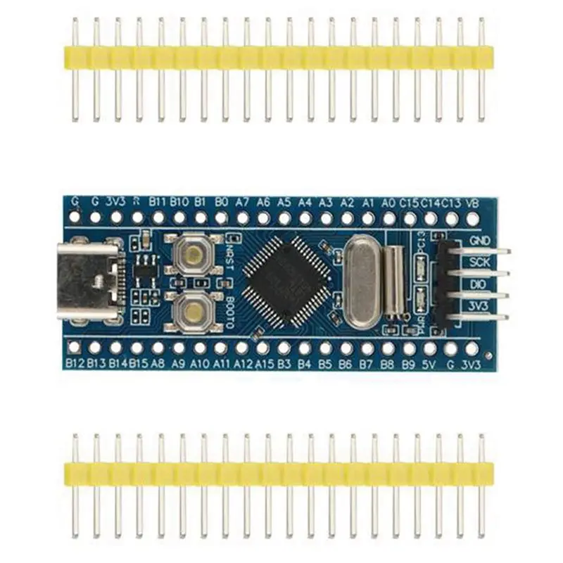 dt51-2x-st-link-v2-programador-para-emulador-de-unidade-downloader-40-pinos-stm32f103c6t6-placa-de-sistema-minima-micro-usb