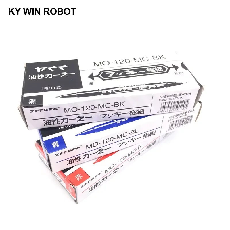 3pcs/lot CCL Anti-etching PCB Circuit Board Ink Marker Double Pen For DIY PCB Repair CCL Printed Circuit Diagram For Arduino Kit