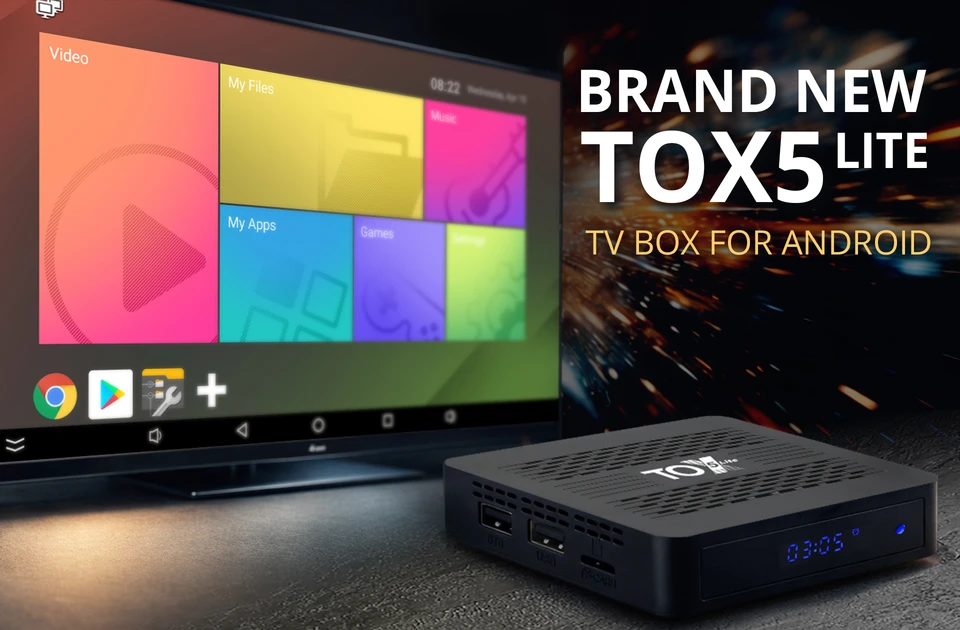 TOX4 Smart TV Box 4K Android 13 RK3528