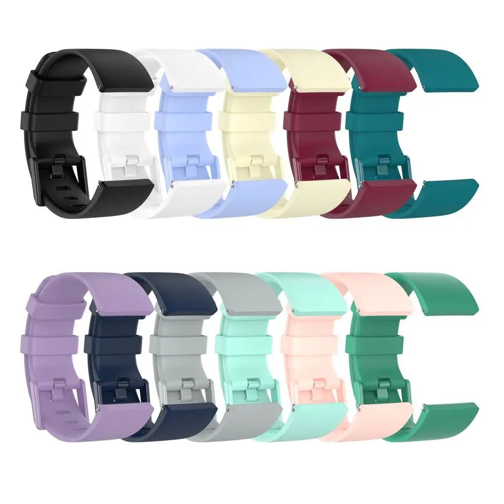 Correa de silicona para reloj inteligente Fitbit Versa2, accesorios de pulsera deportiva de 23mm, para Fitbit Versa / Versa Lite / Versa 2