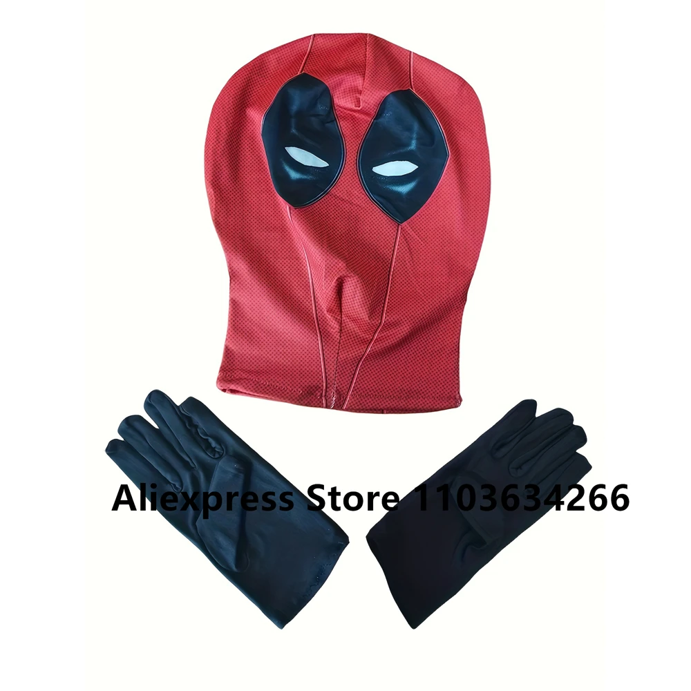 Superhero Deadpool เครื่องแต่งกายเด็ก Carnival COSPLAY Jumpsuit เด็กแฟนตาซีตัวละครภาพยนตร์หน้ากาก Tights บอดี้สูท Zentai