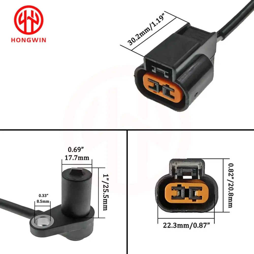 SR 493459 , señor 569782 , señor 493460   Nuevo Sensor de velocidad de rueda trasera izquierda derecha ABS para Mitsubishi Outlander Airtrek 2.4L 2003-2006 LS XLS
