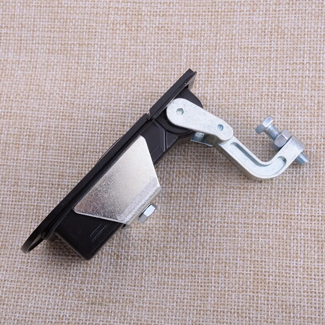 Cerradura de palanca de pestillo de compresión con 2 llaves para RV, autocaravana, remolque, barco, marino, yate, autocaravana, caja de caballo