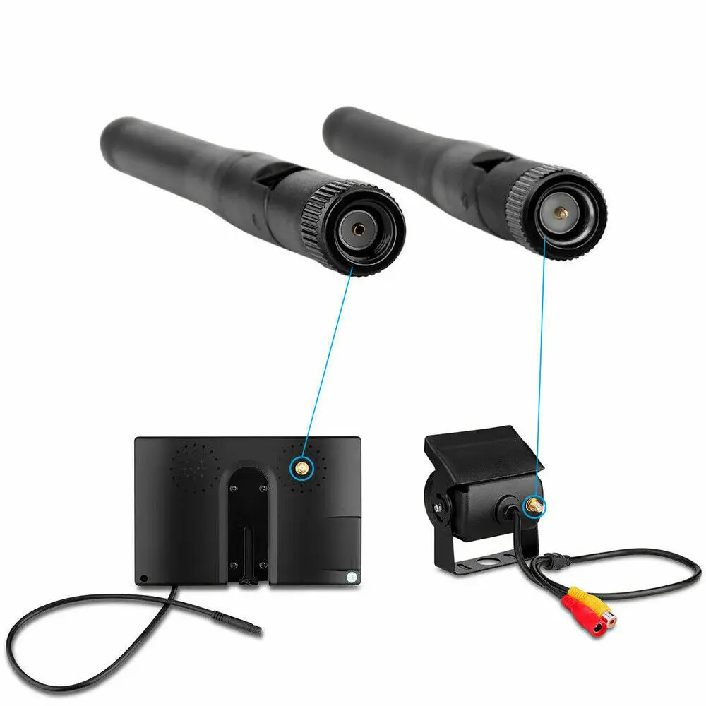 Wireless Backup Rear View Camera System 7\