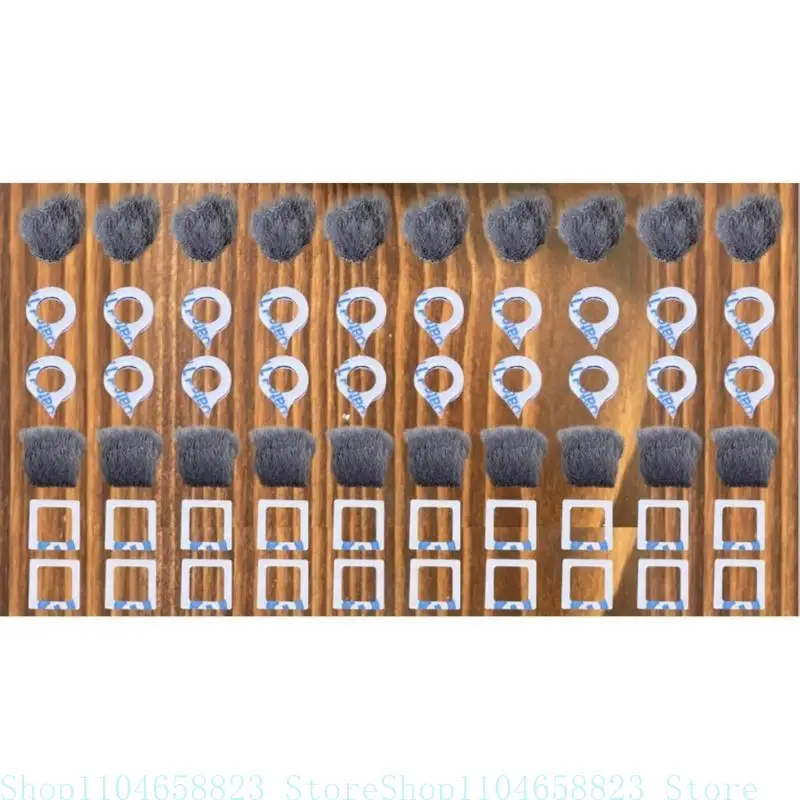 Wind Noise Cancelling Wind Screen Furry Sleeve for 8 9 10 11 Sports Cameras In Outdoor Setting