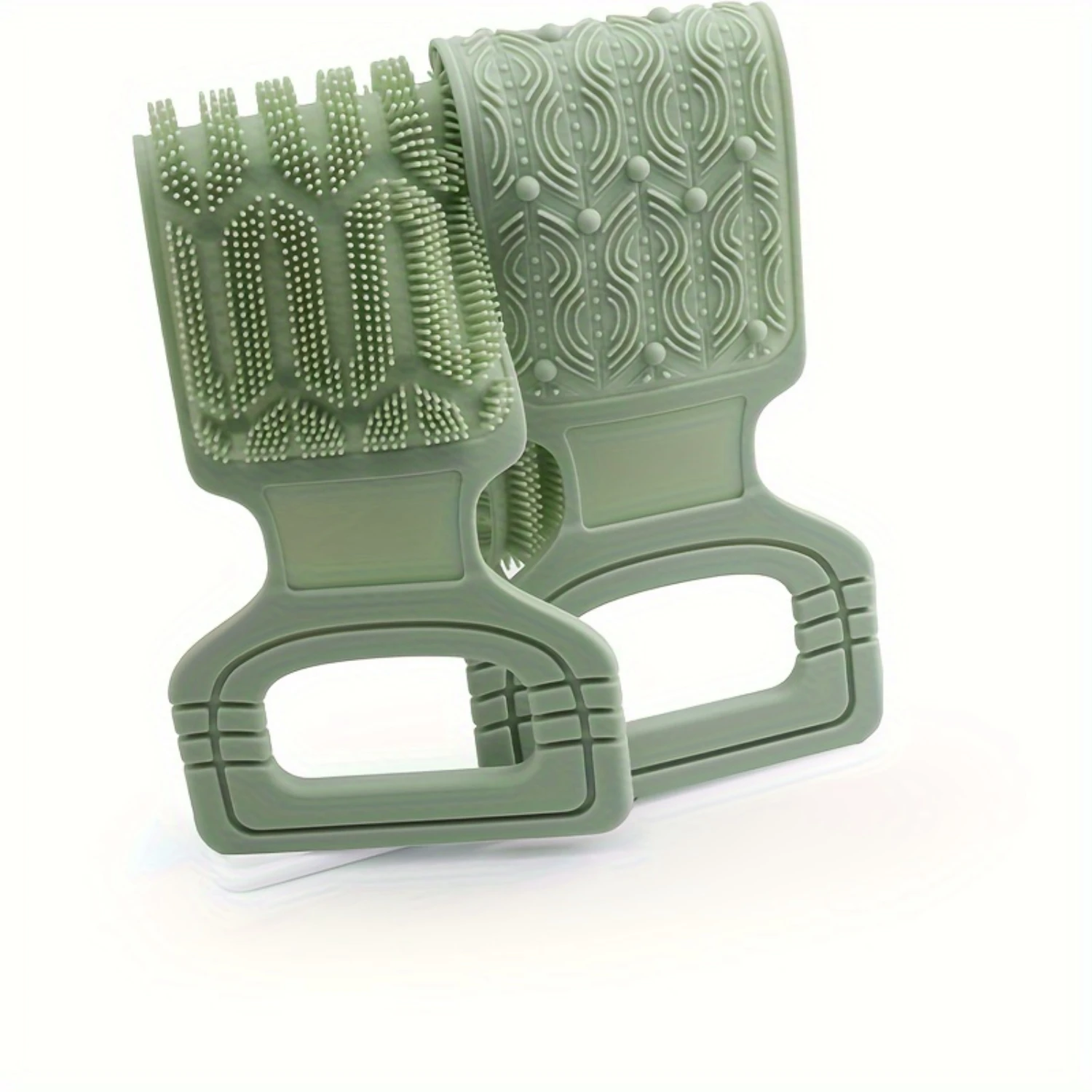 Back Scrubber - Powerful Double-Sided Bath Brush for Men And Women - No Battery Required - Bath Accessories