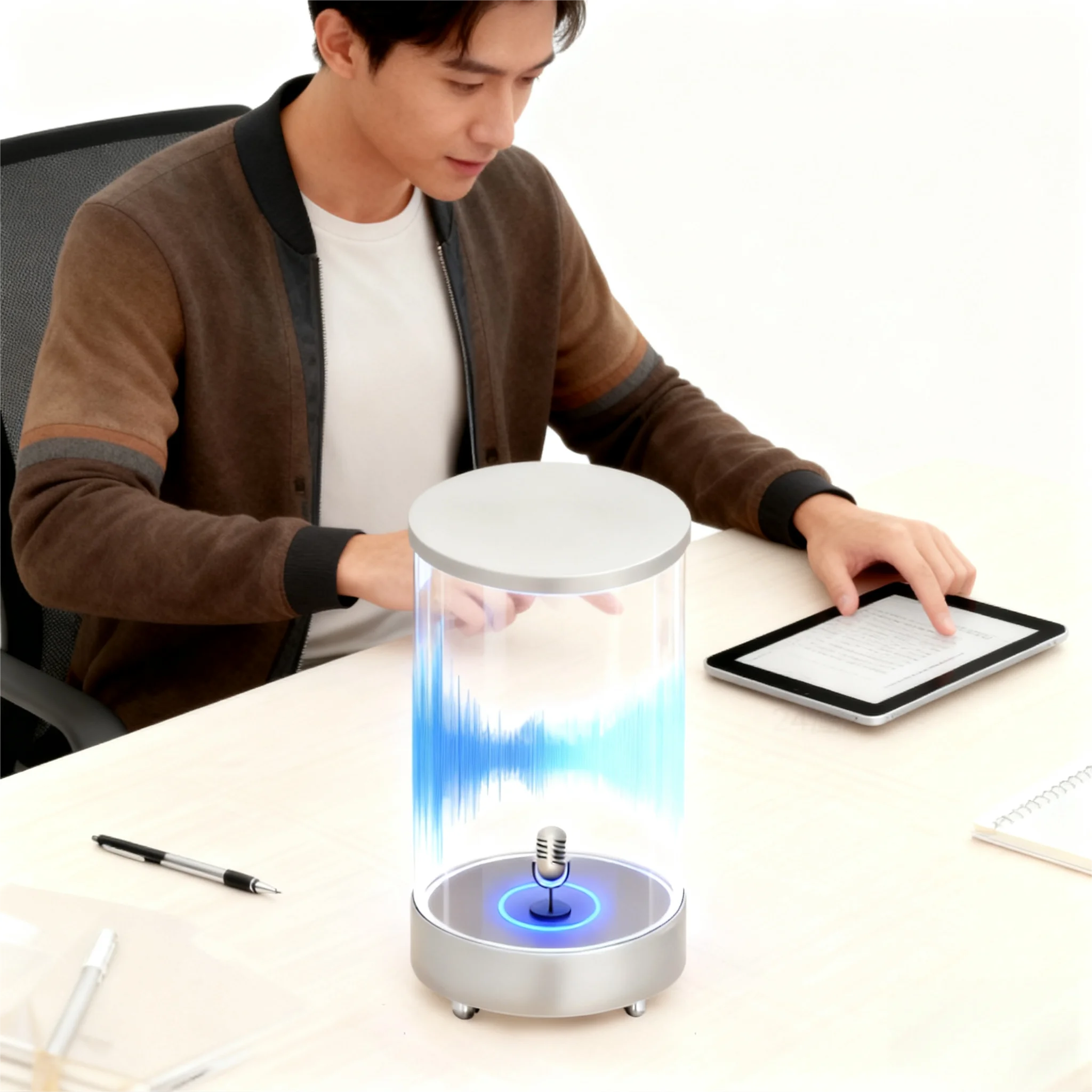 

Newest Factory Price 3D Hologram Display Box Naked-Eye 3D Holotube For Advertising Digital Photo Frame AI Voice Assistant