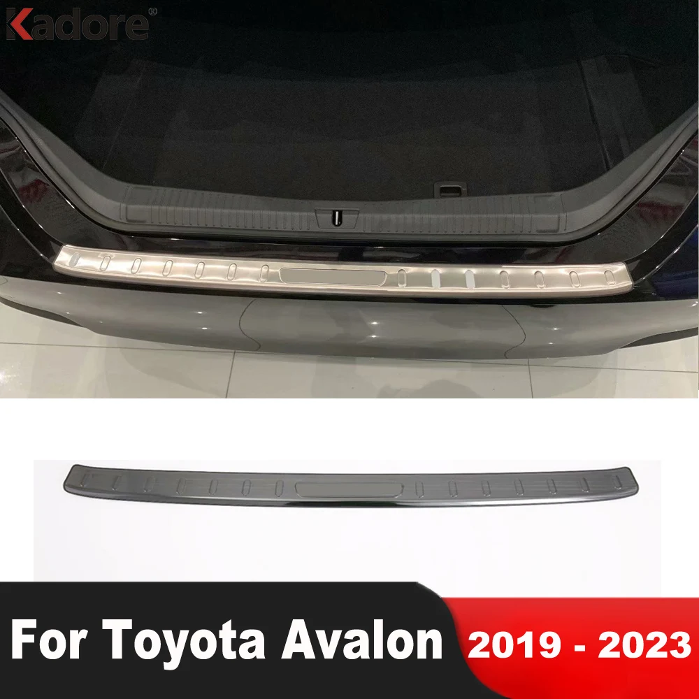 

For Toyota Avalon 2019 2020-2022 2023 2024 Steel Car Rear Trunk Bumper Cover Trim Tailgate Door Sill Plate Guard Accessories