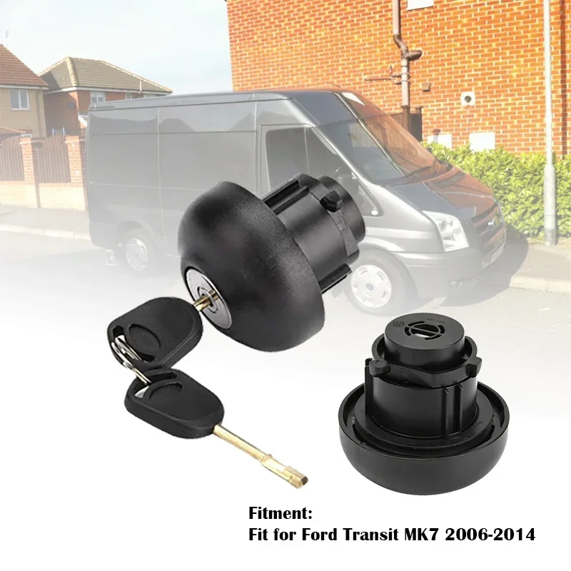 1715043 9C119K163AA ANTI THEFT DIESEL FUEL CAP WITH LOCK AND KEYS FOR FORD TRANSIT MK7 2006-2014