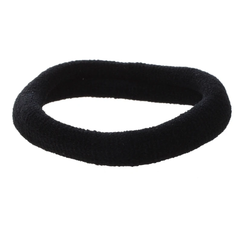 Promoção! 5 pçs preto elástico banda cabelo gravata rabo de cavalo suportes