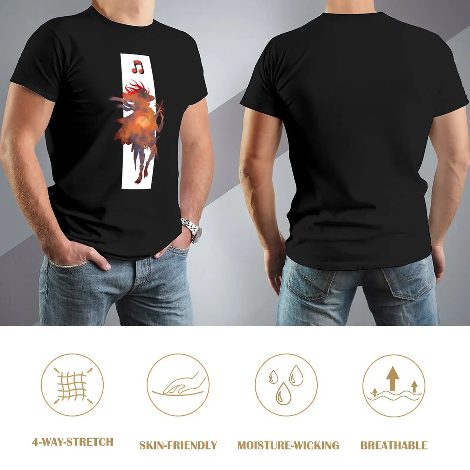 Gloomhaven Soothsinger Class Camiseta homem roupas homem t camisa costumens projete suas próprias camisas de treino para homens