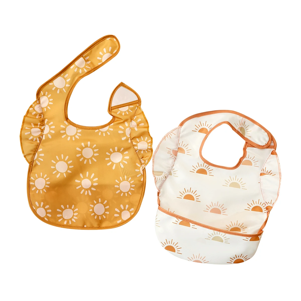 

Кенгубе # Моя мягкая жизнь # Комплект из 2 предметов, водонепроницаемый детский нагрудник без рукавов для кормления, модный чехол для всего тела