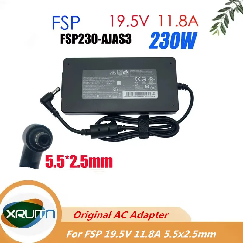 Genuine FSP AC Adapter ​FSP230-AJAN3 FSP230-AJAS3-1 19.5V 11.79A 11.8A 230W Charger For ADATA XPG XENIA 15 AOC AG353UCG Monitor