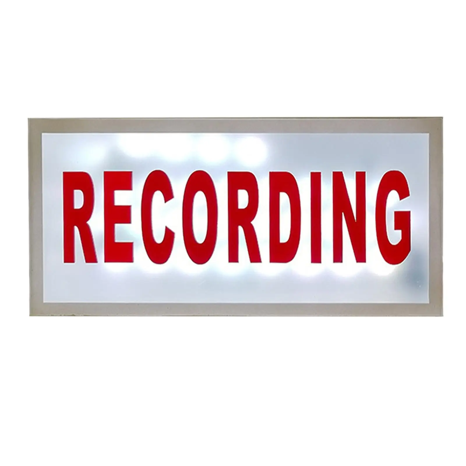 Recording Sign Remote Control LED Sign many Lighting Modes Music Banner Wireless Busylight Sign for Studio Recording Radio Bar