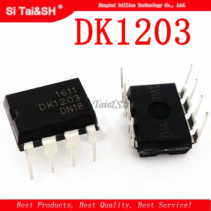 10 قطعة DK1203 DIP-8 رقاقة التحكم في تحويل التيار الكهربائي منخفضة الطاقة