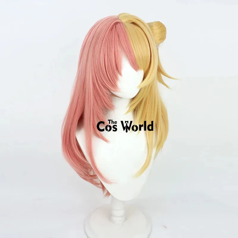 2025 11 الظاهري YouTuber VTuber XSOLEIL Kotoka Torahime 70 سنتيمتر طويل أنيمي تأثيري الباروكات الألياف مقاومة للحرارة الشعر الاصطناعية + شعر مستعار C #3