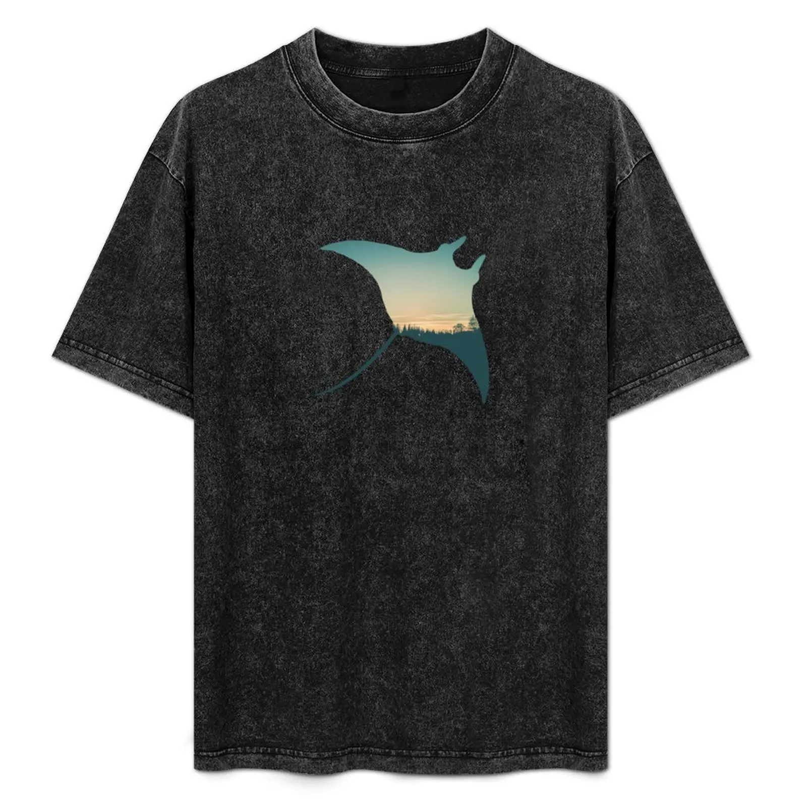 

Forest Trees Under Calm Sky Manta Ray Cute Manta Ray T-Shirt luxury designer croswit shirt man tops t shirts men