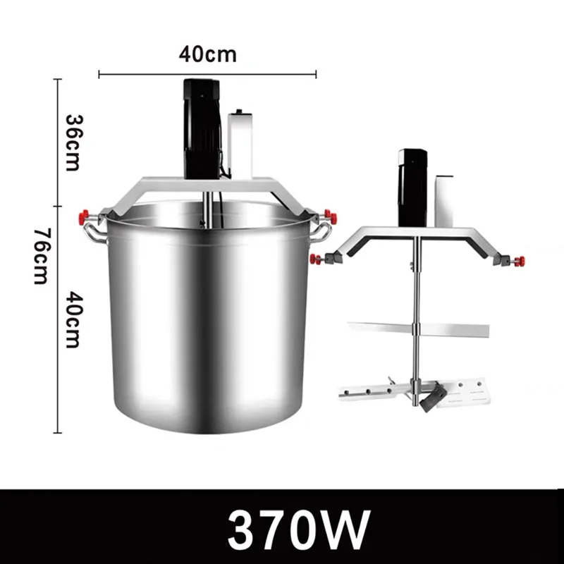 360-Degree Uniform Stirring Commercial Electric Stainless Steel Bucket Automatic Stir-Fry Mixer Sauce Pot Sauce Cooking Machine