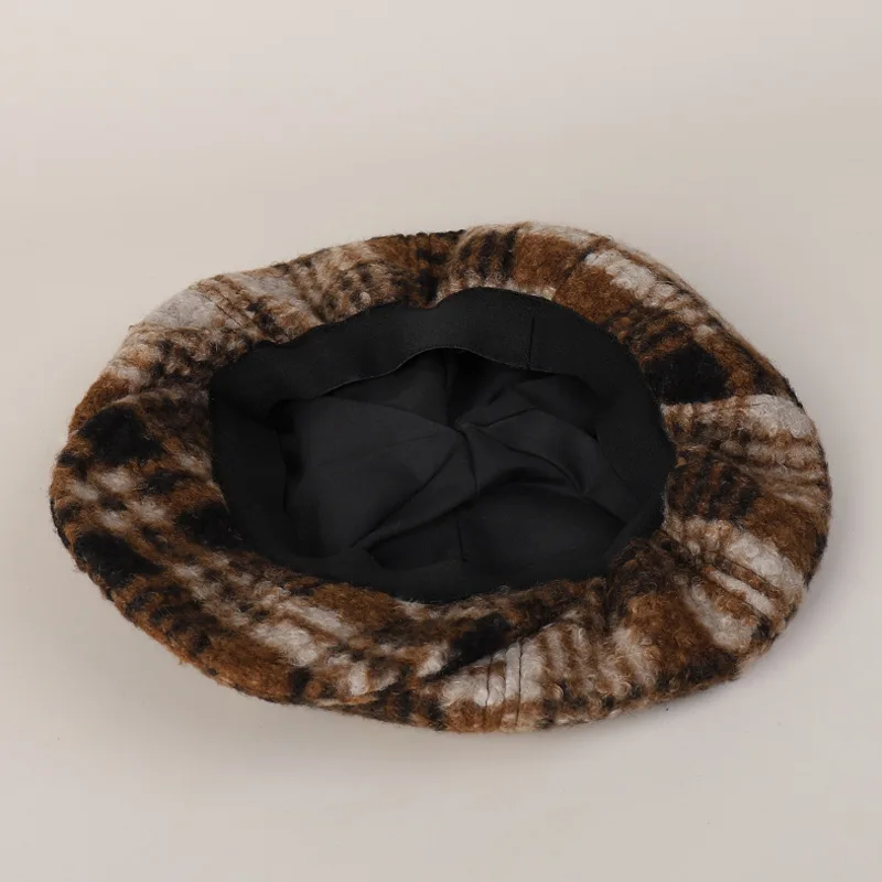 Newsboy Cap Women Octagonal Hat Autumn Winter Acrylic Windproof Warm Accessory For Sun Protection Outdoor Casual
