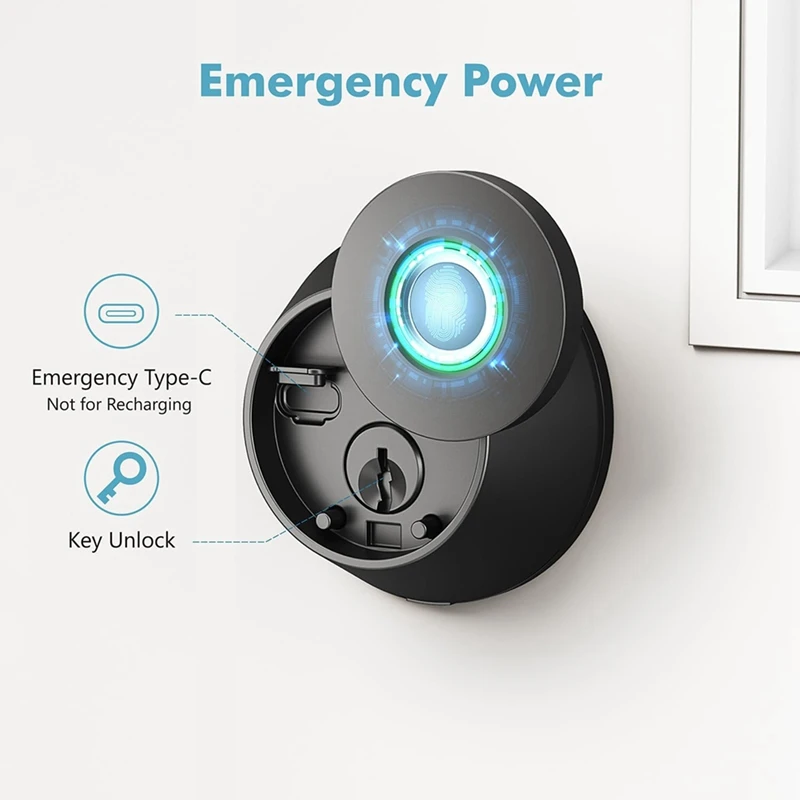 Smart Fingerprint Recognition Door Lock, Smart Deadbolt Lock With App Counting, Biometric Door Lock, Automatic Lock