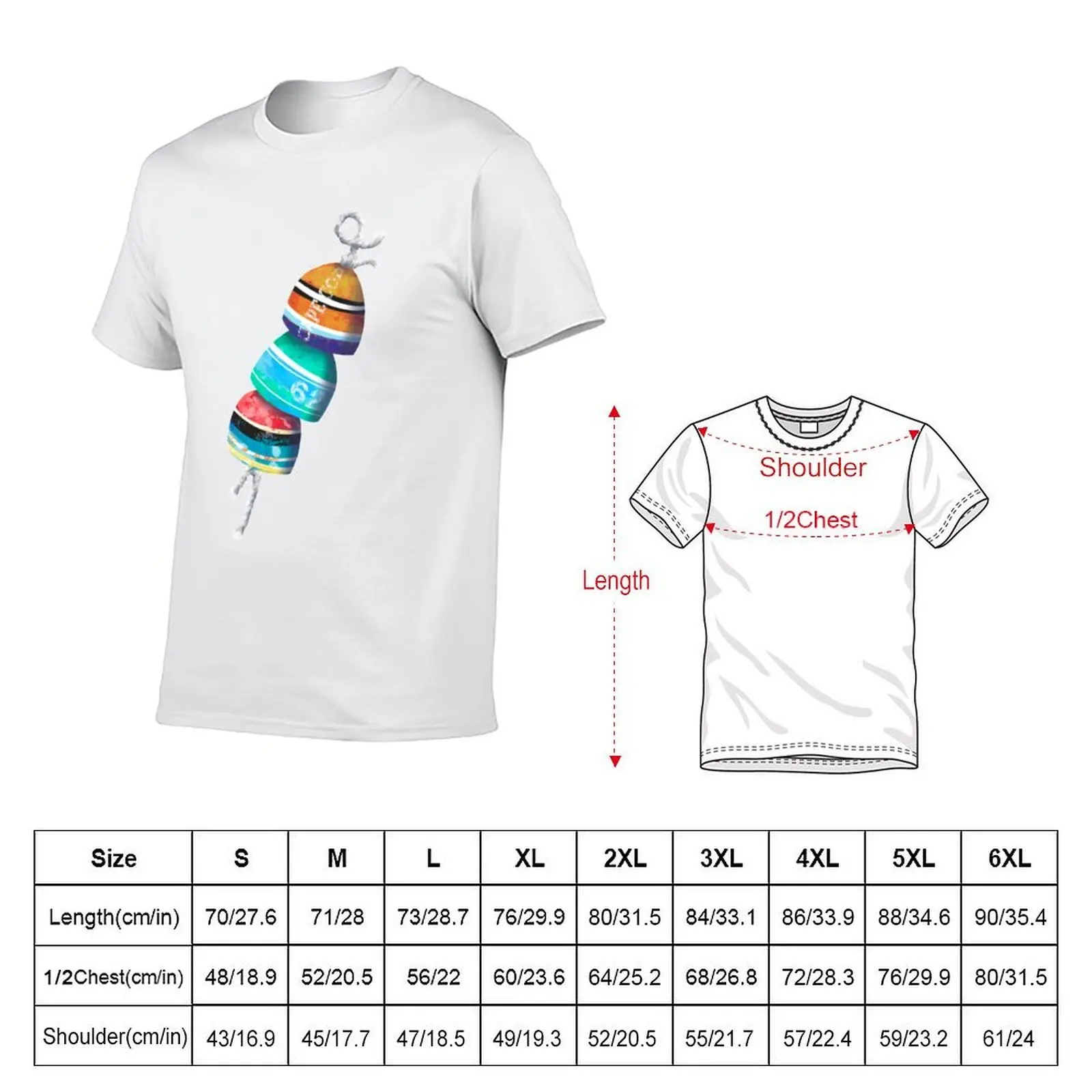 Cape Cod Buoy T-Shirt t shirts for man graphic vintage essential t shirt T-Shirt