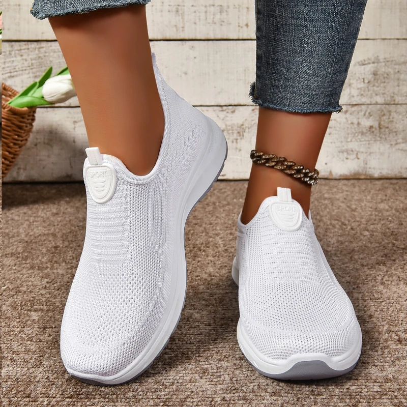 Women's Summer Daily Casual Slip-On Shoes PVC Material Breathable Lightweight Soft Sole Easy to Wear image 4