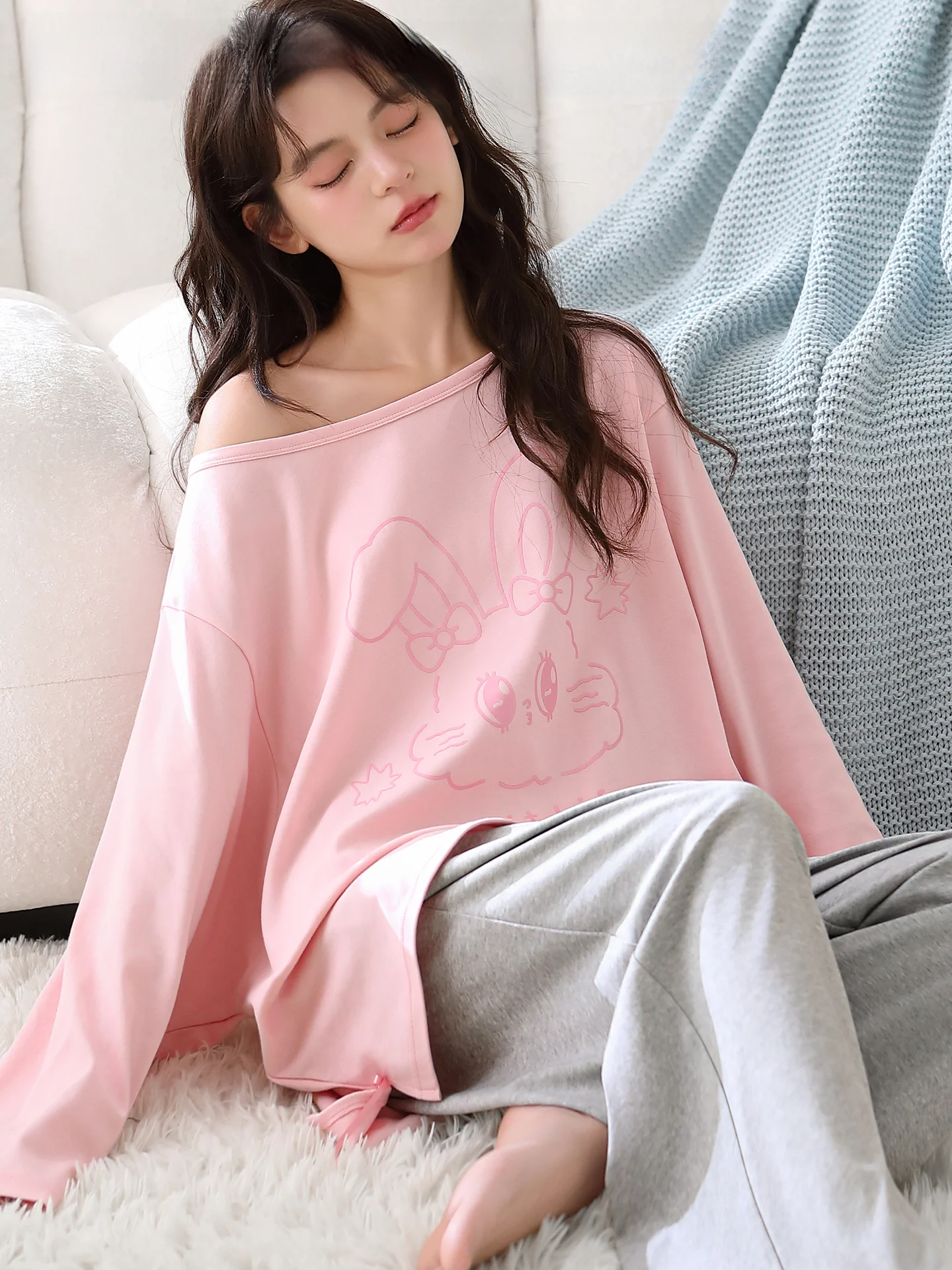 set-di-indumenti-da-notte-in-puro-cotone-per-donna-abbigliamento-comodo-per-la-casa-adatto-per-la-stagione-autunnale-maniche-lunghe-scollo-rotondo-puro-cotone-morbido