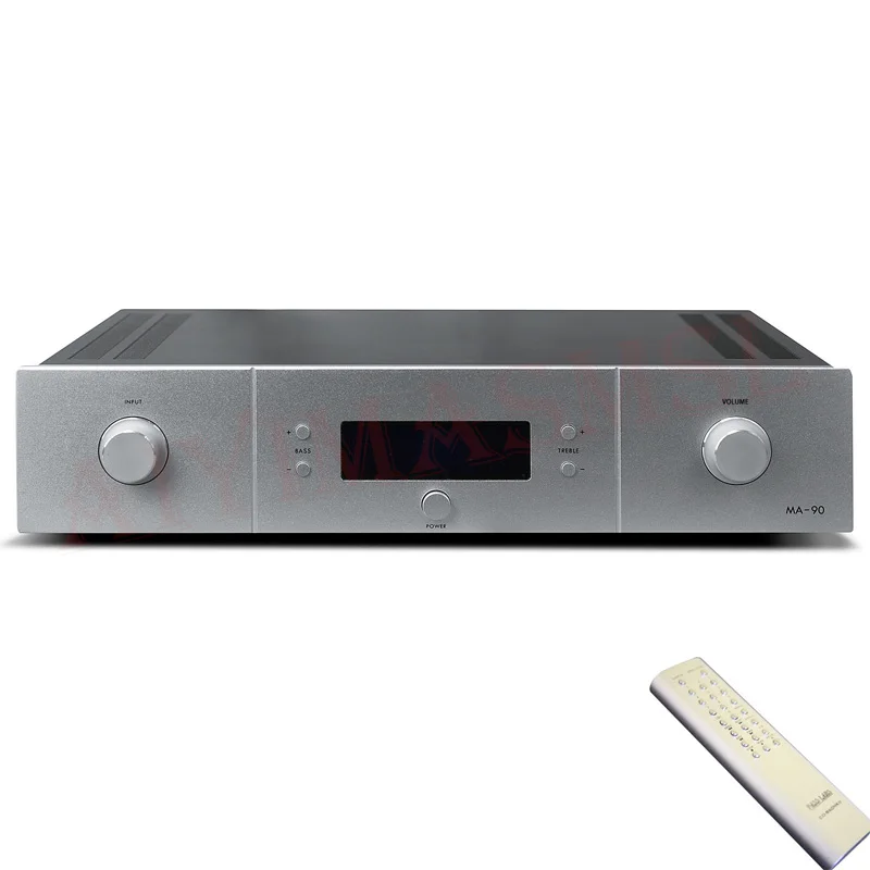 AIYIMA SMSL MA-90 HIFI 2.0 160W Amplifier Fully Balanced Symmetrical Vinyl Phono High Bass Adjustment Amplifier Audio