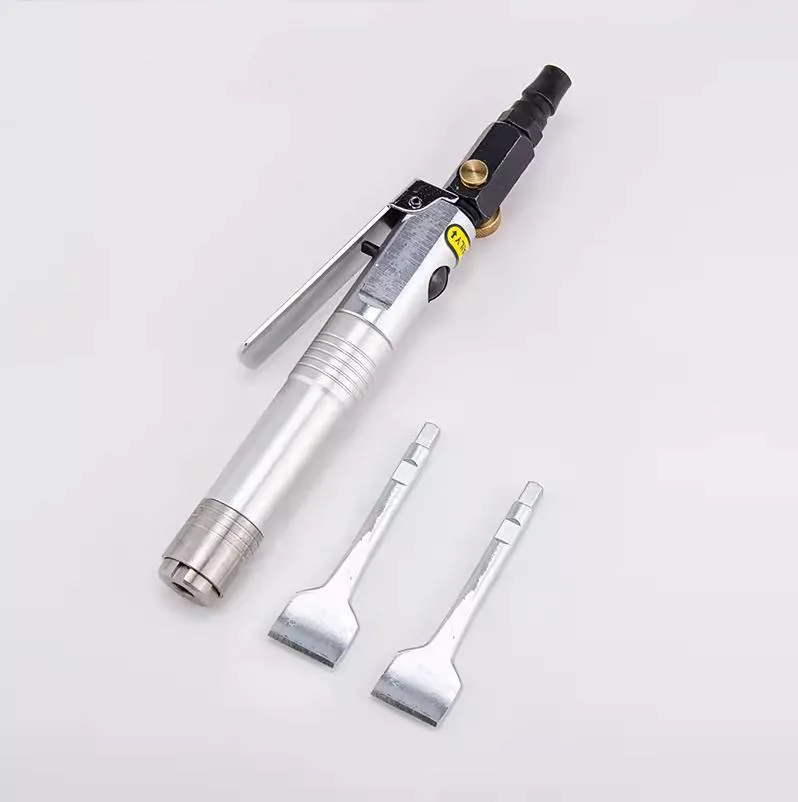 Micro Pneumatic Air straight gas shovel chisel, mini air scraper knife welding deburring rust removing chisel