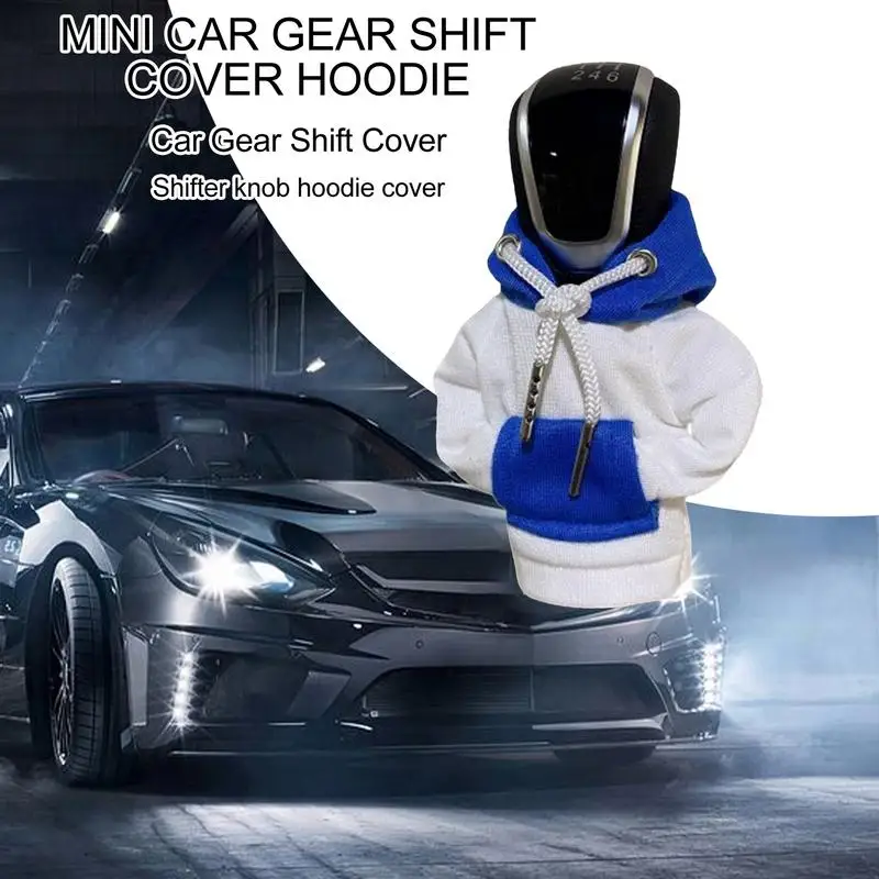 Car Gear Shift Collars Hoodie Shape Gear Shift Cover Novelty Lever Change Knob Covers Vehicles	 interior replacement parts