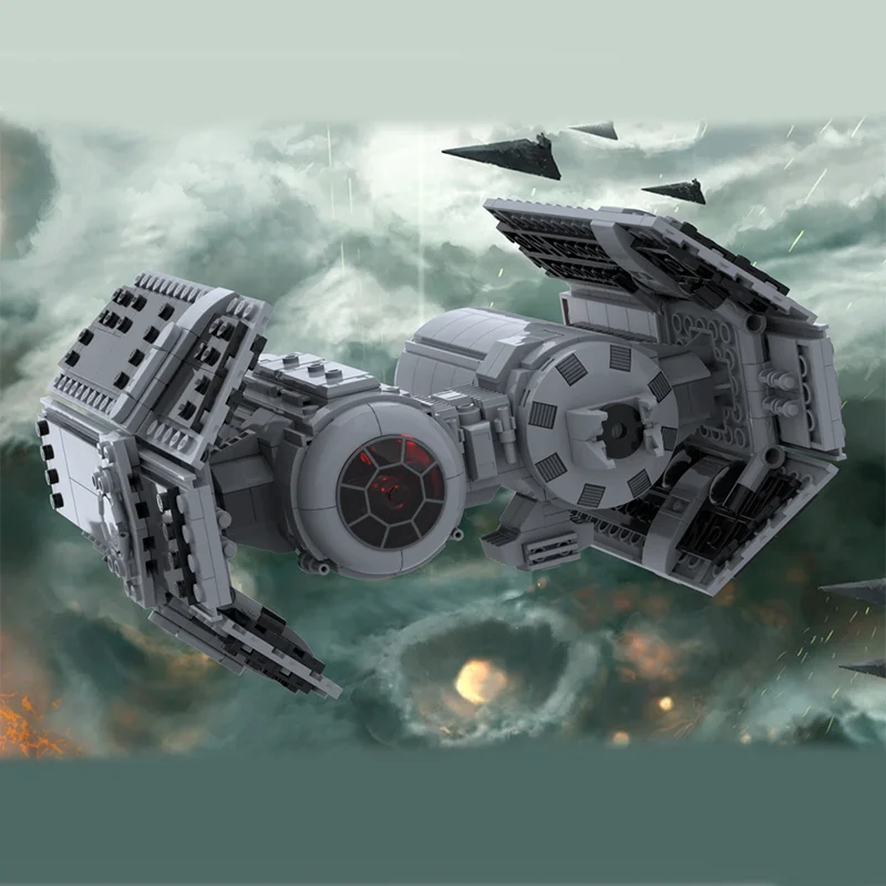 

Совершенно новый бомбардировщик MOC-Empire, космический самолет, истребитель, модель космического корабля, строительные блоки, игрушка «сделай сам», подарок, набор для мальчиков