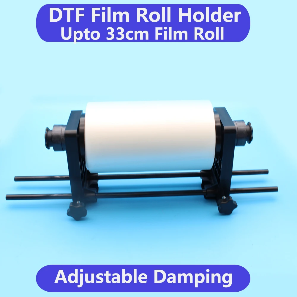 Supporto per rotolo di pellicola DTF per supporto per stampante DTF A3 + A3 A4 fino a 33cm per supporto per rullo Epson L805 R1390 L1800 I3200 XP-15000 L800