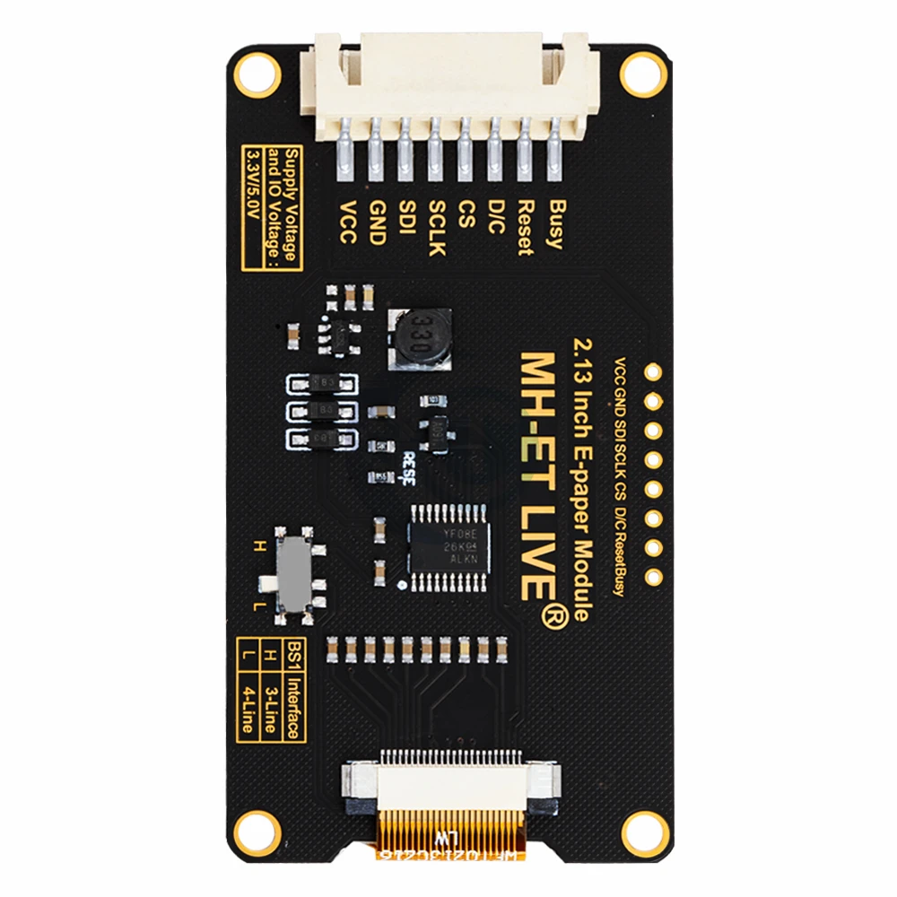 E-Ink EInk Display Screen, Módulo E-Paper, suporte SPI para Arduino UNO, STM32, framboesa PI ESP32, 2,13 ", 2,13"