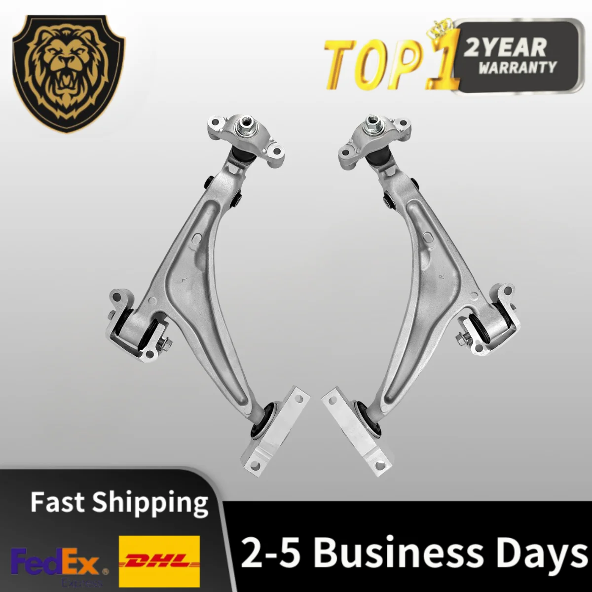 

2PCS Front Lower Left Right Control Arms Fit Volvo XC90 XC60 T5 T6 T8 2.0L 2016-2023 31360644, 32246811, 31360651, 32246810,