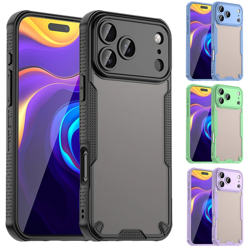 Hybride Robuuste Beschermhoes Voor Apple iPhone 17 Pro Max Air 16 Pro 16e Case Shockproof Coque Fundas Capa