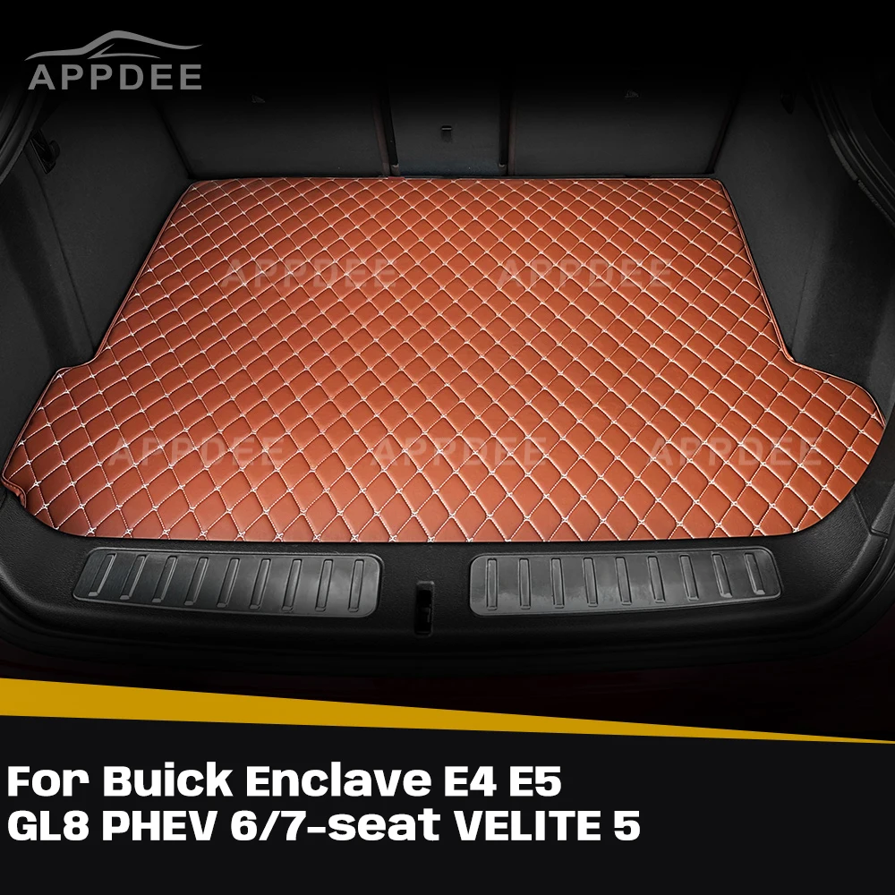 Para Buick Enclave, E4, E5, GL8 PHEV 6/7 asientos, VELITE 5, alfombrilla protectora personalizada para maletero de coche, revestimiento de carga, accesorios de Interior de coche
