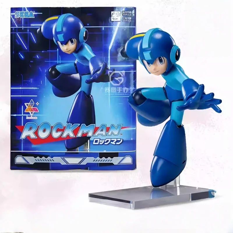 

В наличии оригинальный Sega Mega Man Rockman ПВХ аниме персонаж модель коллекция украшения рабочего стола игрушки праздничные подарки