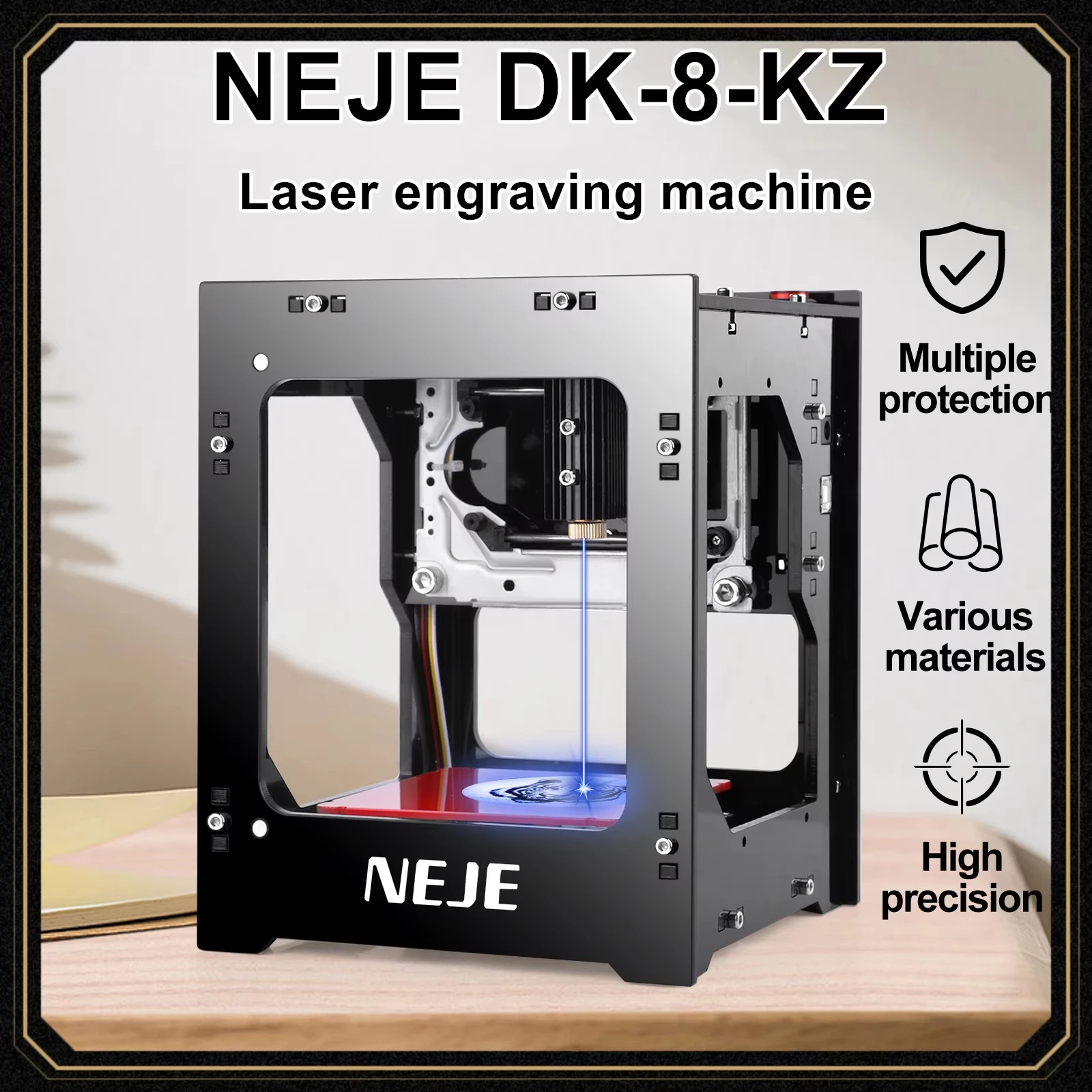 NEJE DK-8-KZ 1000/1500/2000/3000mw DIY CNC maszyna do grawerowania laserowego maszyna do cięcia grawerowanie maszyna do cięcia drewna router