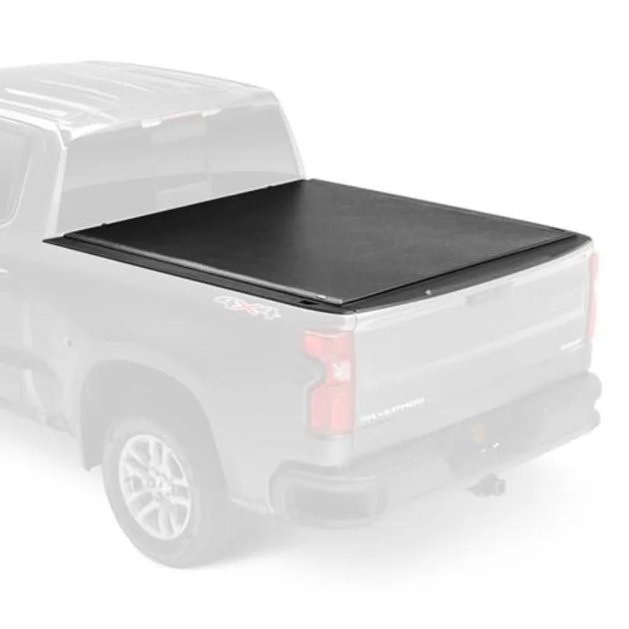 

Gator ETX Мягкий свернутый чехол для грузовика Tonneau для Chevy GMC Silverado Sierra 20192025 с MultiPro Flex Tailgate 6'7 Bed 79.4