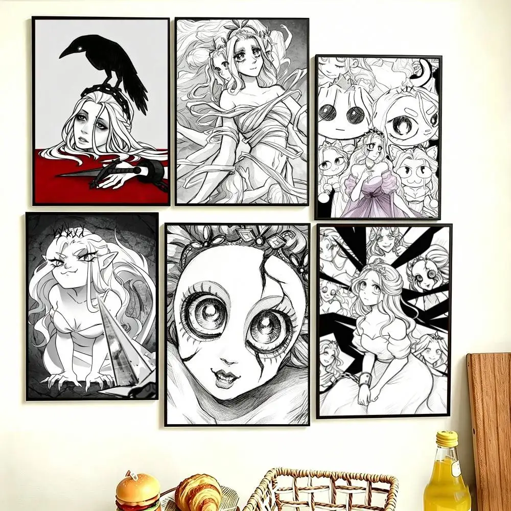 

S-Slay The Princess Game Poster Perfect Space Sticker Self Adhesive for Office Home Theater Wall Art Decor Fancy Gift