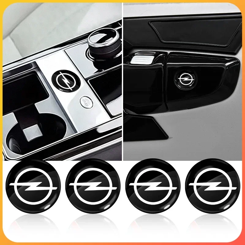 

15mm Car keychain sticker door keychain sticker central control sticker For Opel insignia Astra H G J Antara vectra Vivaro corsa