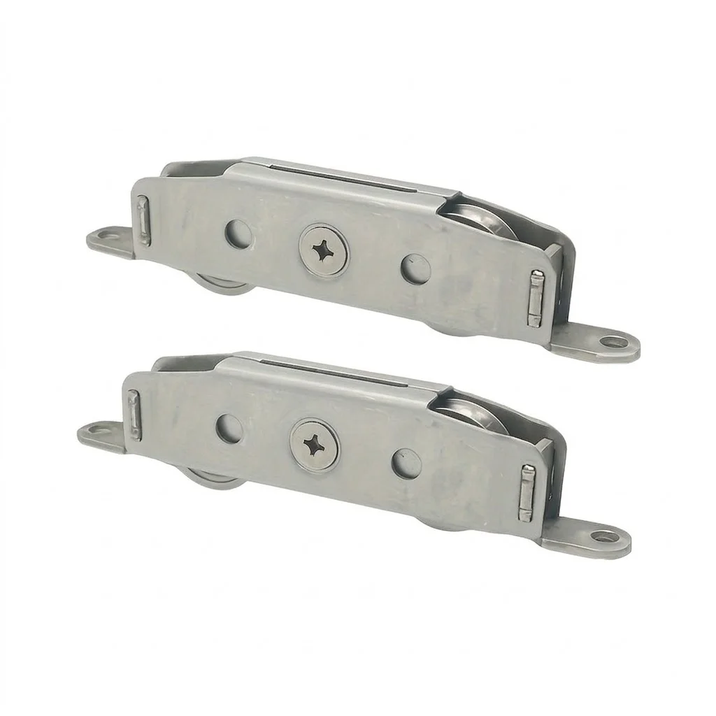 Sliding Door Roller Set with Radial Ball Bearings - Compatible with Glass Patio Doors 100000 Cycle Durability 2pcs