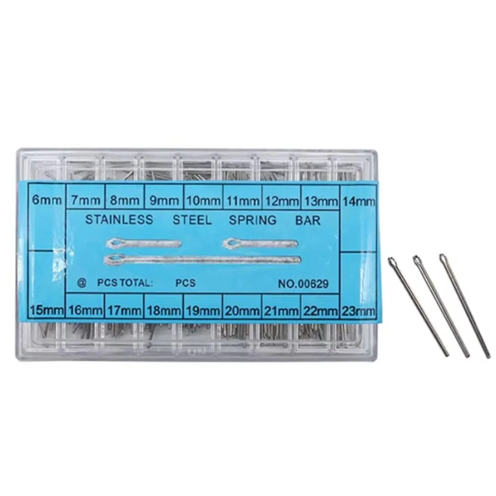 Watch Band Link Pins 360PCS 6-23mm Strainless Steel Latch Pins Watchband Strap Bracelets Connecting Pins Watchmaker Repair Tools